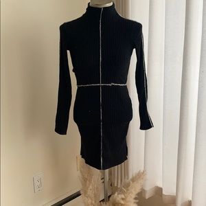 Aritzia dress with added contemporary lines